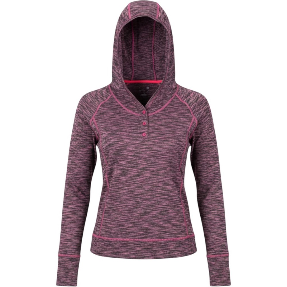 Tangerine Women's Cycling Wine Space Dye Hoodie Thumbholes Sz Large Athleisure